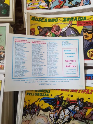 Coleccion  comics el Guerrero del antifaz