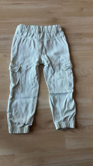 Pantaloni cargo bambina verde menta