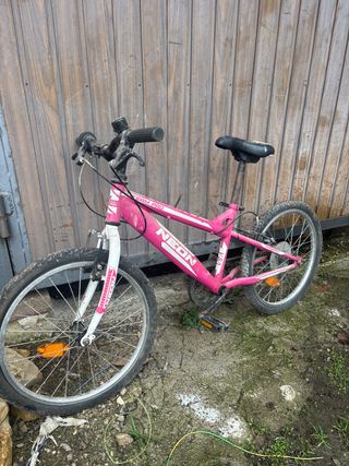 Bicicleta Infantil Neon Rosa