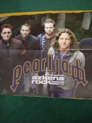 Póster PEARL JAM ( Azkena Rock Festival)