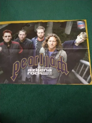 Póster PEARL JAM ( Azkena Rock Festival)