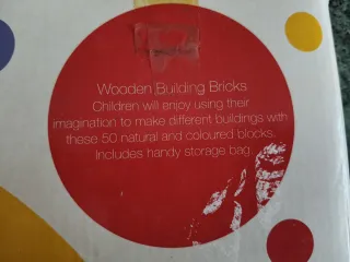 Blocchi Costruzione Legno M&S 1-3 Anni