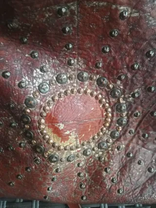 Borsa a tracolla Campomaggi marrone/rossa