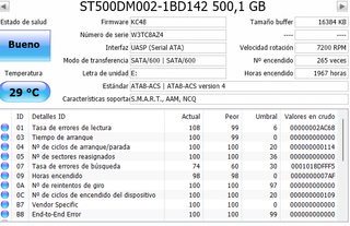 Disco Duro Seagate 500GB ST3500418AS
