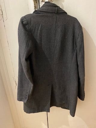 Bershka Abrigo Gris Talla M
