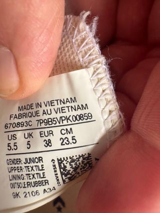 Converse blancas impecables