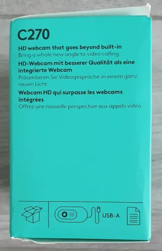 Webcam Logitech C270 HD 720p 30fps