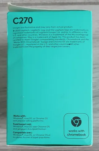 Webcam Logitech C270 HD 720p 30fps