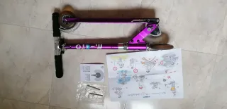 Patinete Micro Morado Metalizado