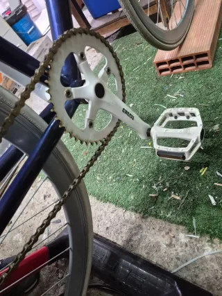 Bicicleta Fixie Azul