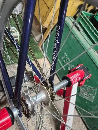 Bicicleta Fixie Azul