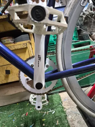 Bicicleta Fixie Azul