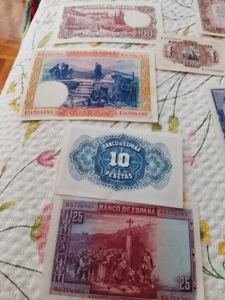Lote Billetes Antiguos España