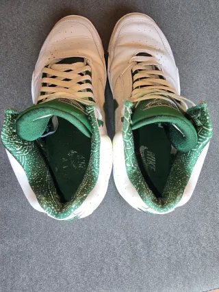 Nike Air Flight Blancas Verdes Talla 42.5