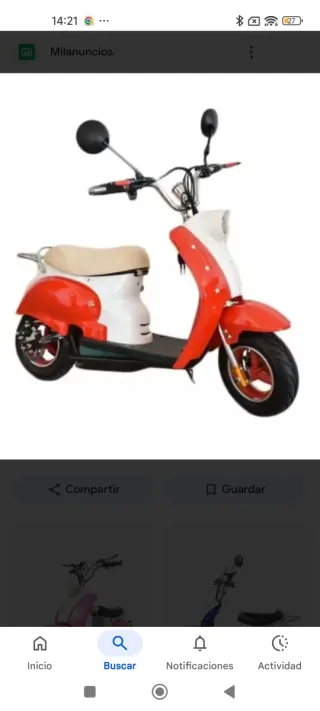 Vespa Eléctrica Batería 36V