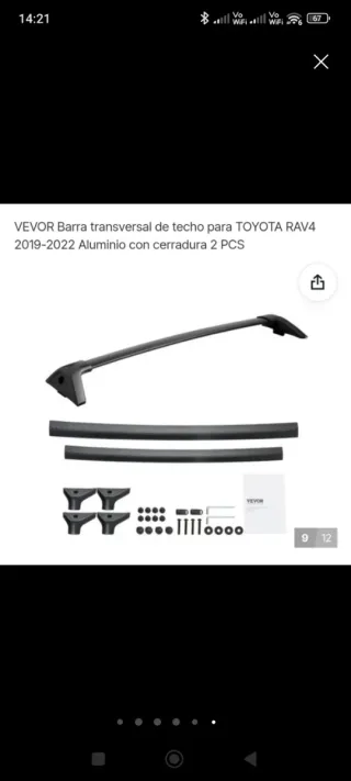Barras de coche Toyota RAV4 2022