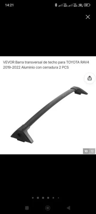 Barras de coche Toyota RAV4 2022