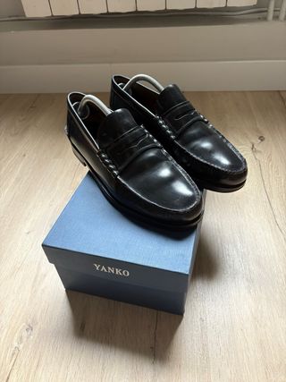 Mocasines Yanko Piel Negra