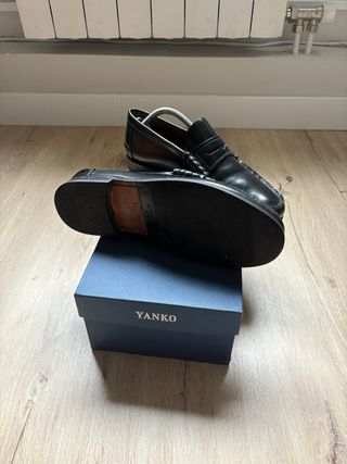 Mocasines Yanko Piel Negra