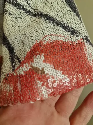 Vestido lentejuelas Zara fiesta