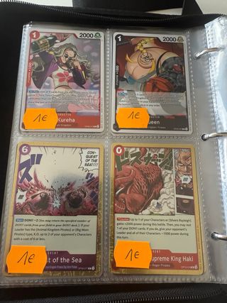 Cartas One Piece - Edward Newgate, Marco, Luffy