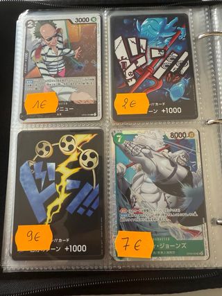 Cartas One Piece - Edward Newgate, Marco, Luffy