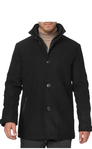 Abrigo Negro Indicode Talla L. Totalmente nuevo.