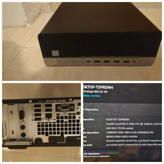 HP ProDesk 600 G5 SFF i5-9500 8GB RAM