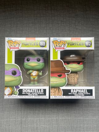 Lote Funko Pop! Tortugas Ninja Donatello y Raphael