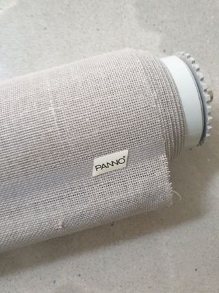 Cortina de tela gris enrollable PANNO 2780x1600