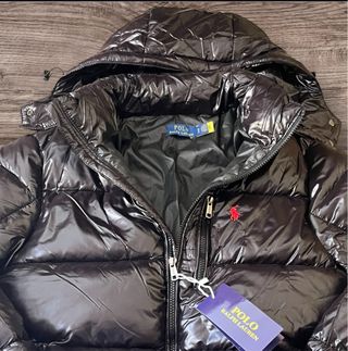 Abrigo Polo Ralph Lauren Negro Brillante