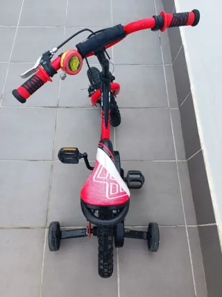 Bicicleta Monty 10 con ruedines