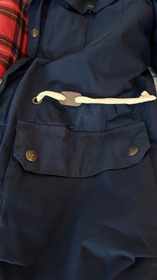 Abrigo Lee Cooper Azul y Rojo