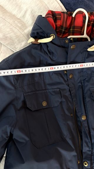 Abrigo Lee Cooper Azul y Rojo