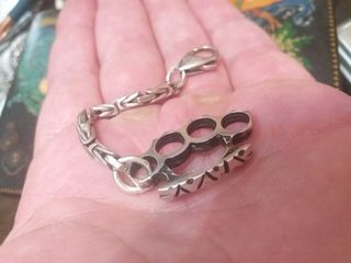 Llavero artesanal plata