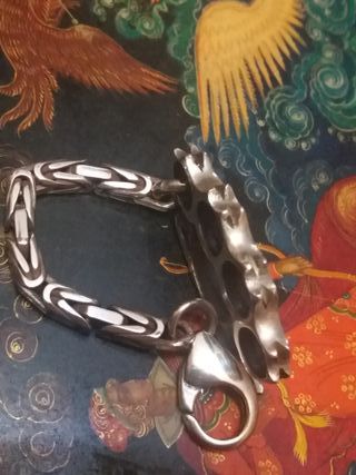 Llavero artesanal plata