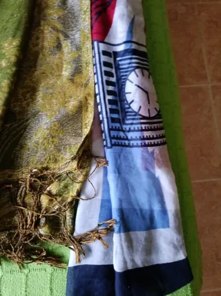 Lote 5 pañuelos cuello estampados