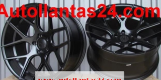 Juego de 4 llantas haxer concavas black 17