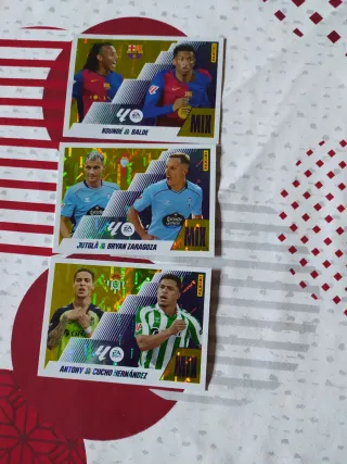 Lote cromos fútbol 25-26