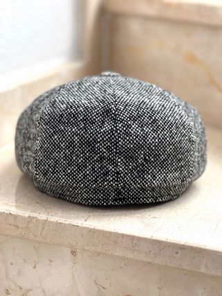 Boina tweed gris