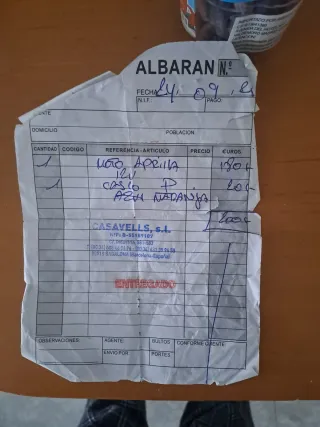 Moto eléctrica infantil Aprilia