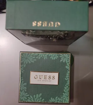 Set Pulsera y Pendientes GUESS Plateado