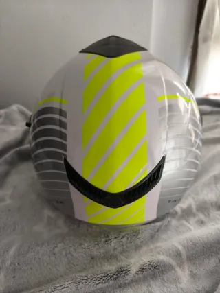 Casco Moto LS2 Blanco y Amarillo