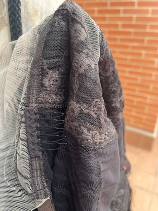 Peluca pelo natural rizado negro