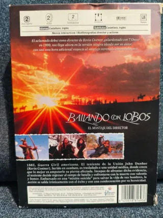 DVD Bailando con Lobos