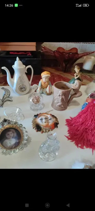 Set di oggetti decorativi