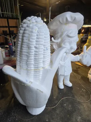 Figuras Mario y Luigi de porexpan