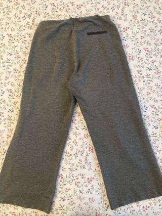 Pantaloni donna grigi vita elasticizzata