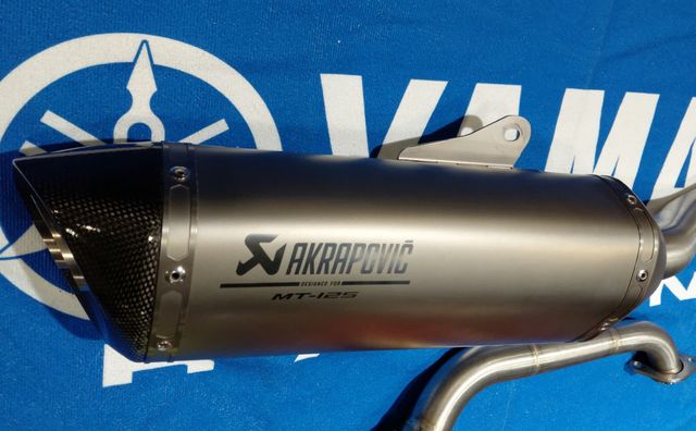 YAMAHA MT 125 (20') - ESCAPE AKRAPOVIC TITANIO