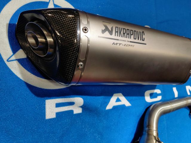 YAMAHA MT 125 (20') - ESCAPE AKRAPOVIC TITANIO